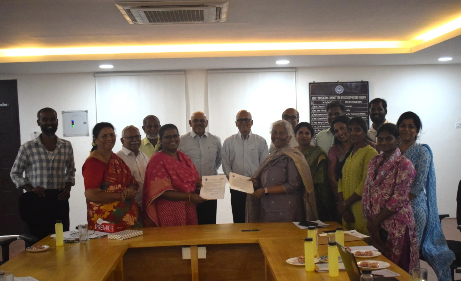 MoI signing between CoRSAL, Indiana University, USA and Madras School of Social Work